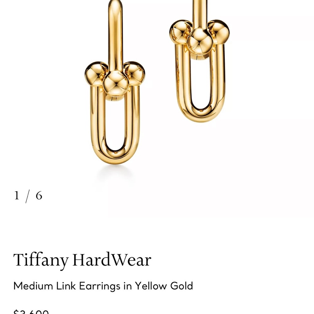 Tiffany & Co. HardWear Yellow Gold Earrings